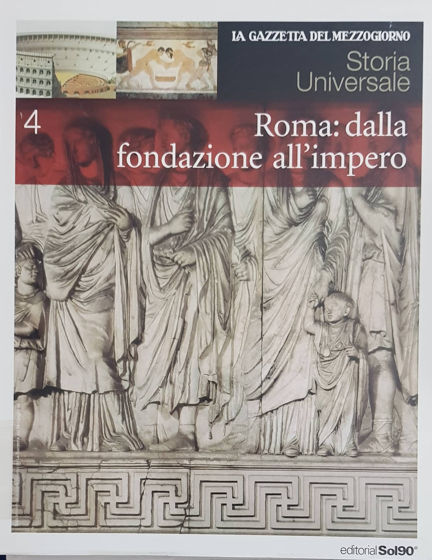 Copertina di Storia universale 4-Roma: dalla fondazione all'impero