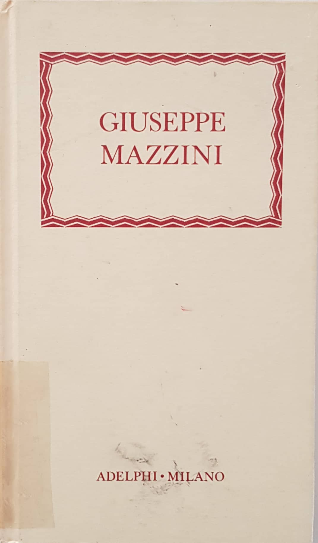 Copertina di Giuseppe Mazzini