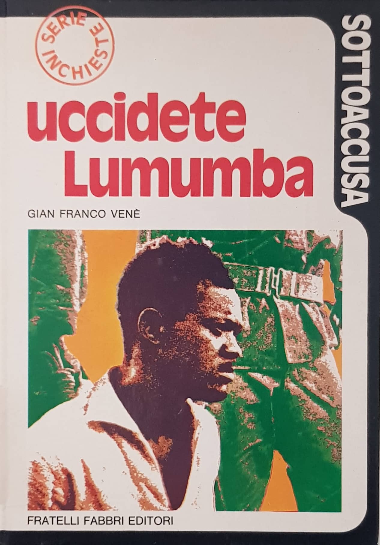 Copertina di Uccidete Lumumba