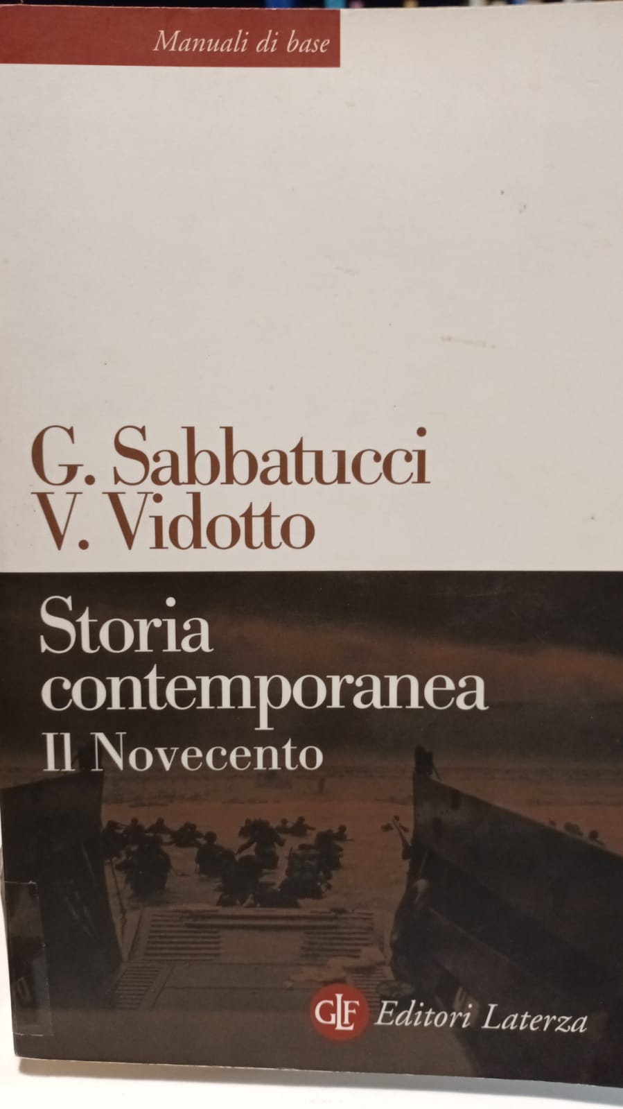 Copertina di Storia contemporanea-Il Novecento