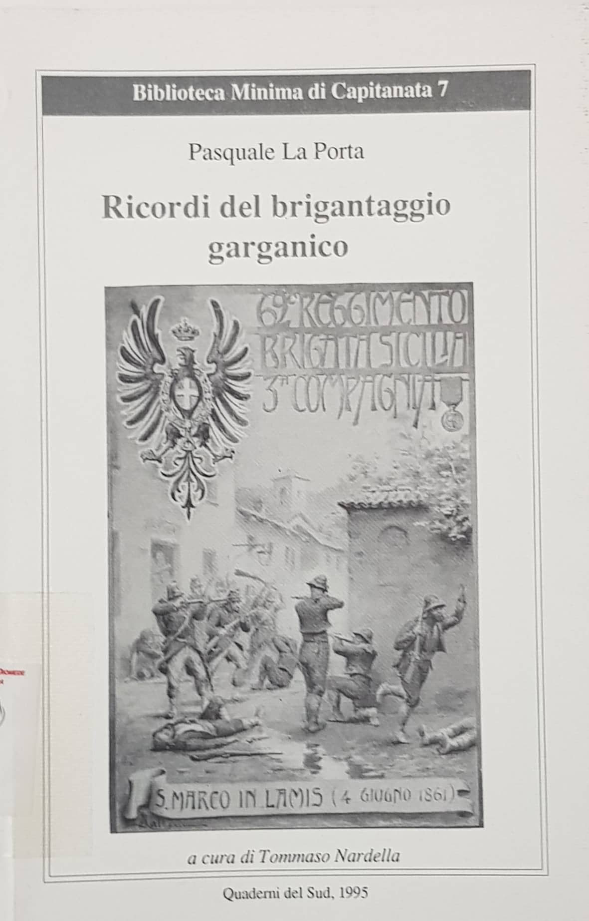 Copertina di Ricordi del brigantaggio garganico