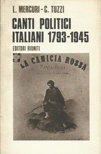 Copertina di Canti politici italiani 1793-1945