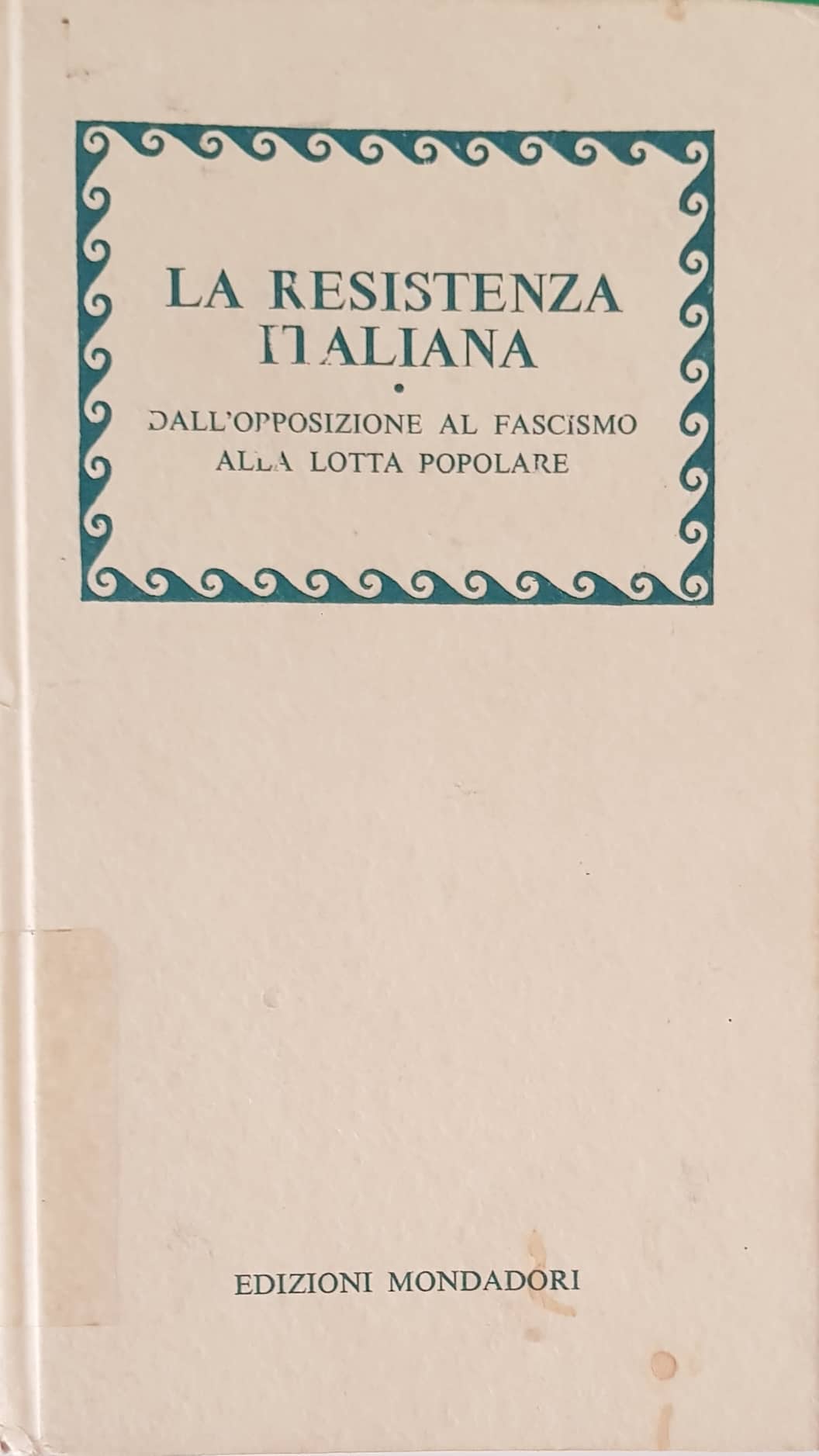 Copertina di La resistenza italiana