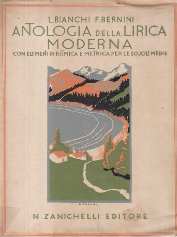 Copertina di Antologia della lirica moderna