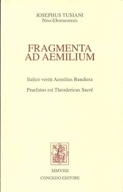 Copertina di Fragmenta ad aemilium