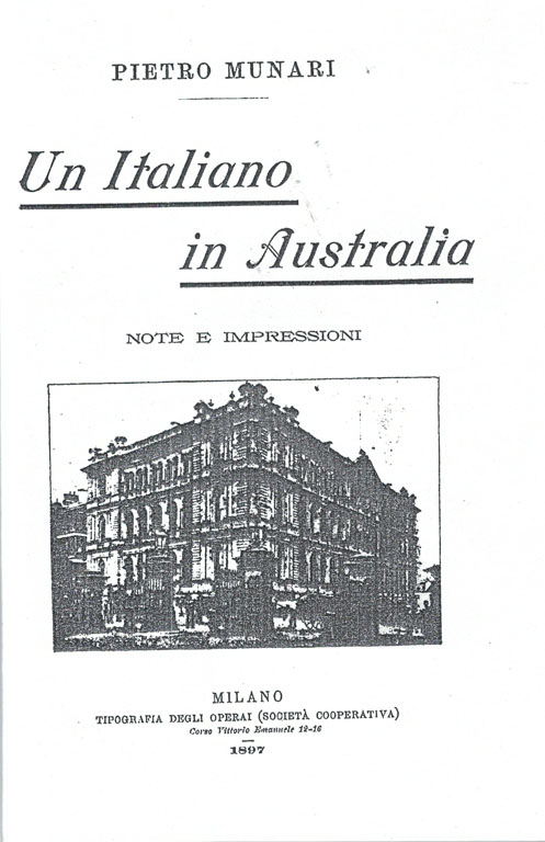Copertina di Un italiano in Australia