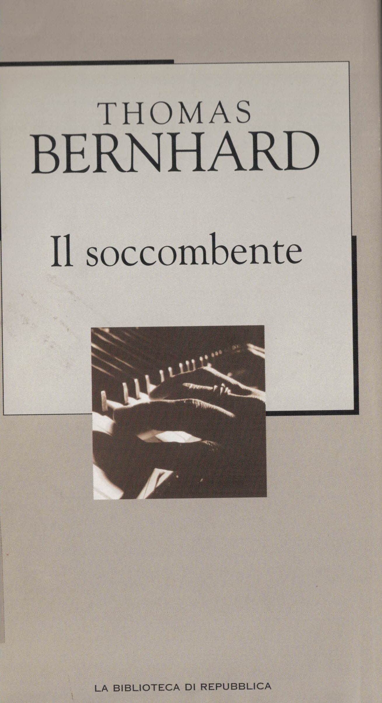 Copertina di Il soccombente 