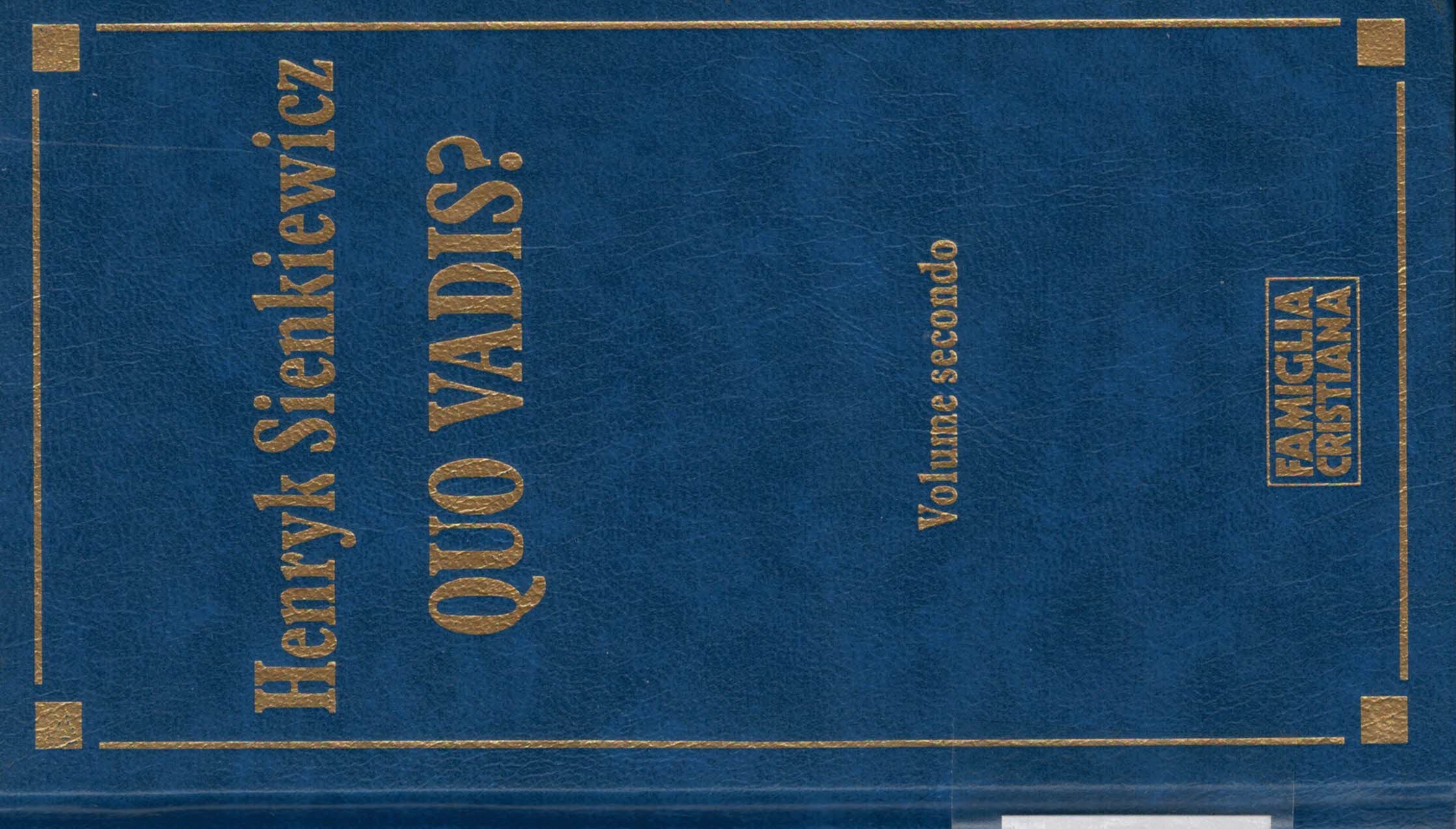 Copertina di Quo vadis? (vol. II)
