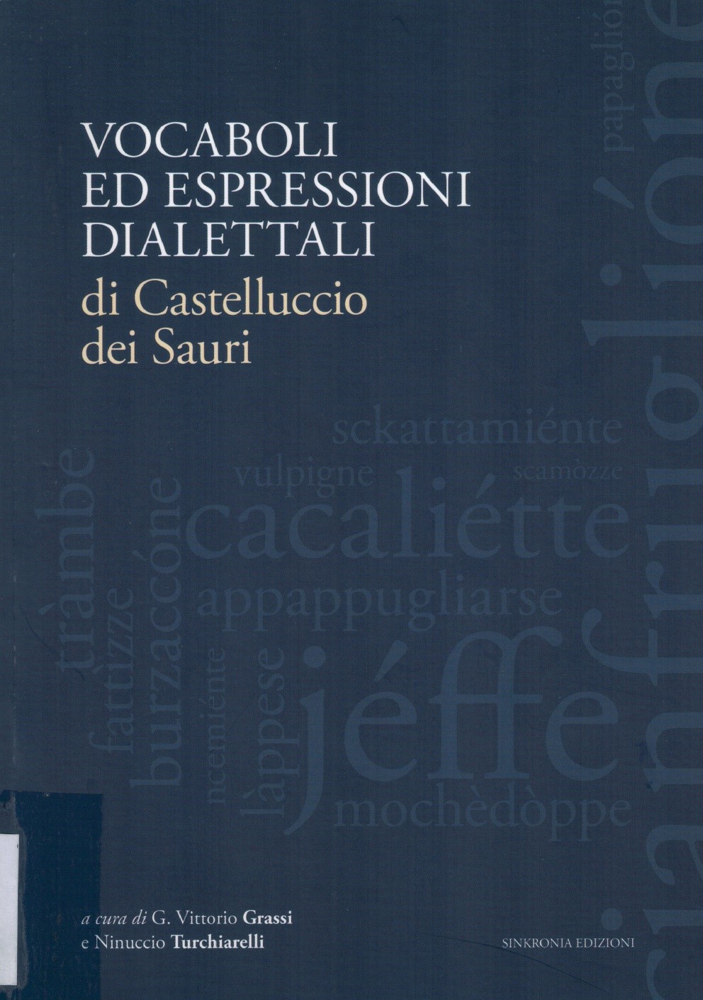 Copertina di Vocaboli ed espressioni dialettali