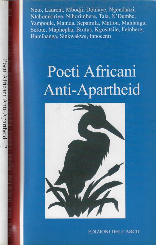 Copertina di Poeti Africani Anti-Apartheid