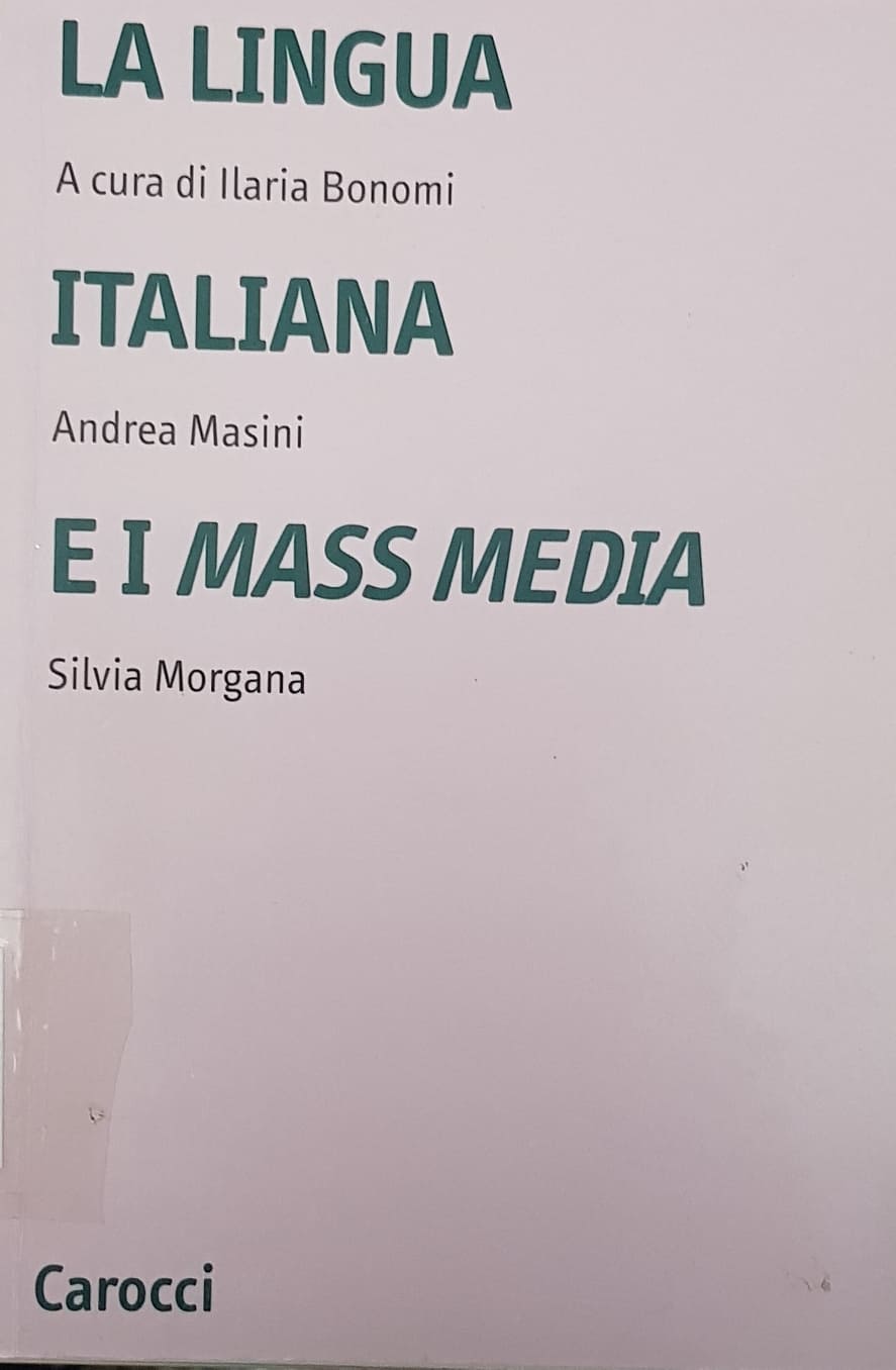 Copertina di La lingua italiana e i mass media