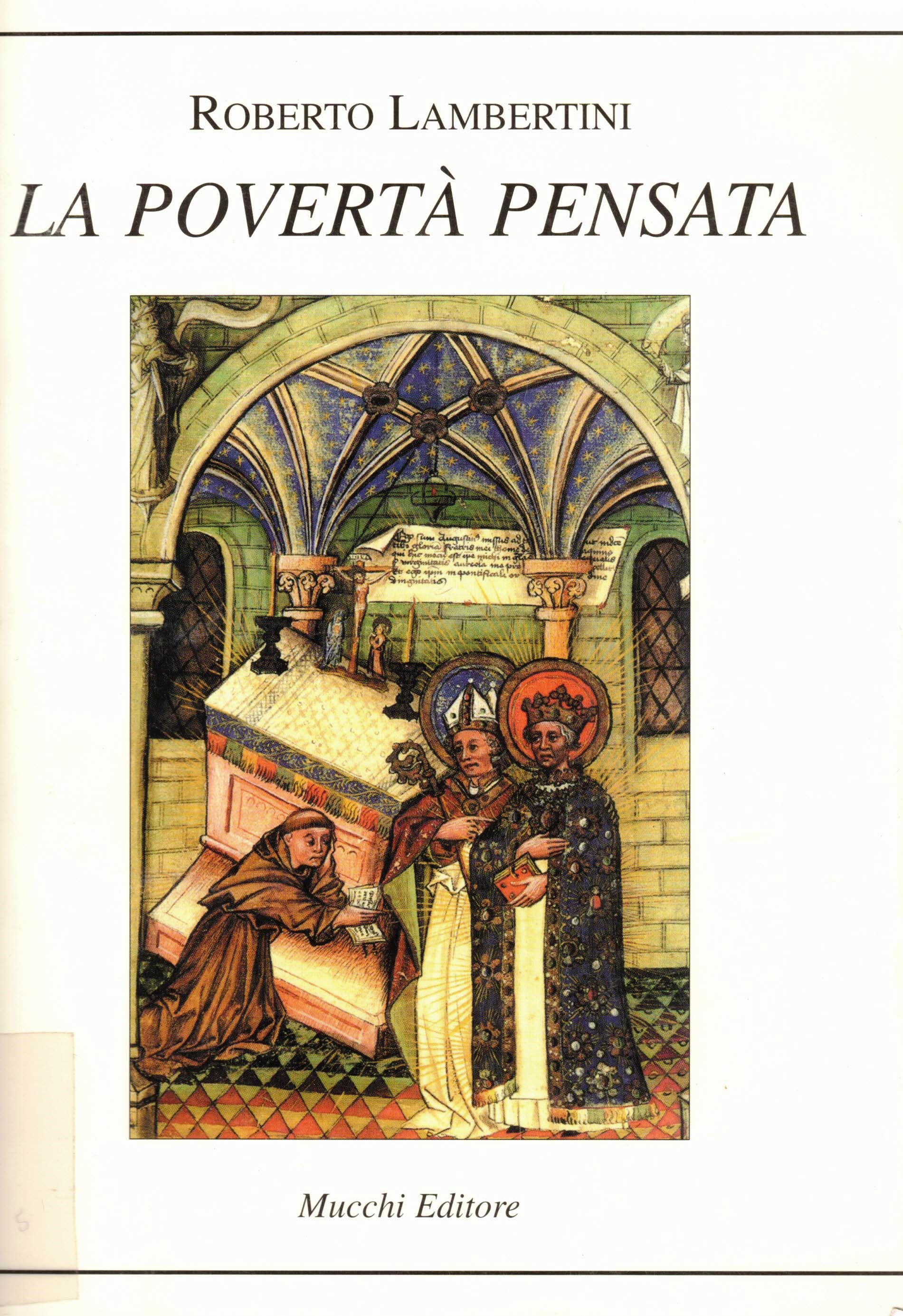 Copertina di La povertà pensata