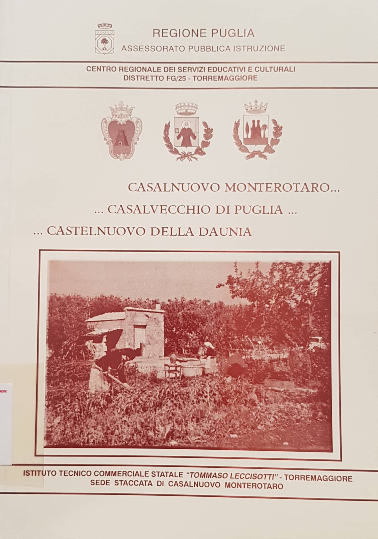 Copertina di Casalnuovo Monterotaro ... Casalvecchio di Puglia ... Castelnuovo della Daunia