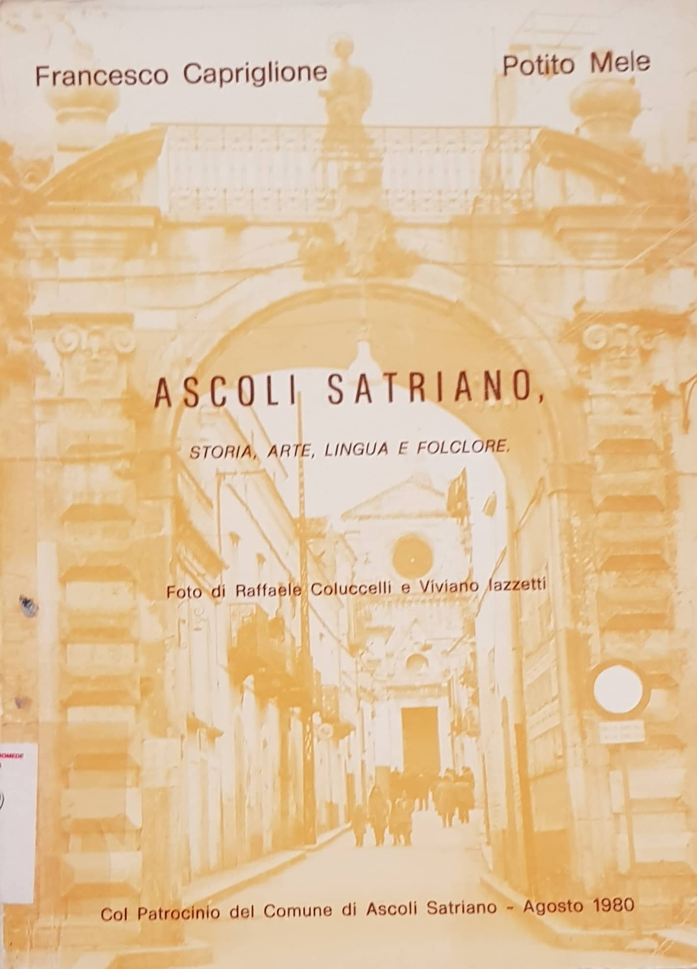 Copertina di Ascoli Satriano, storia, arte, lingua e folcrore