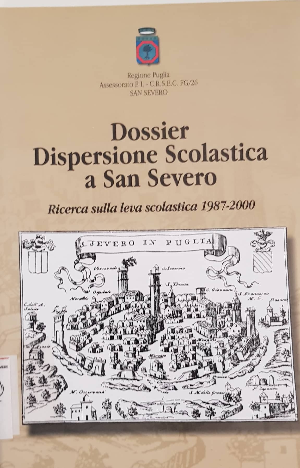 Copertina di Dossier dispersione scolastica a San Severo