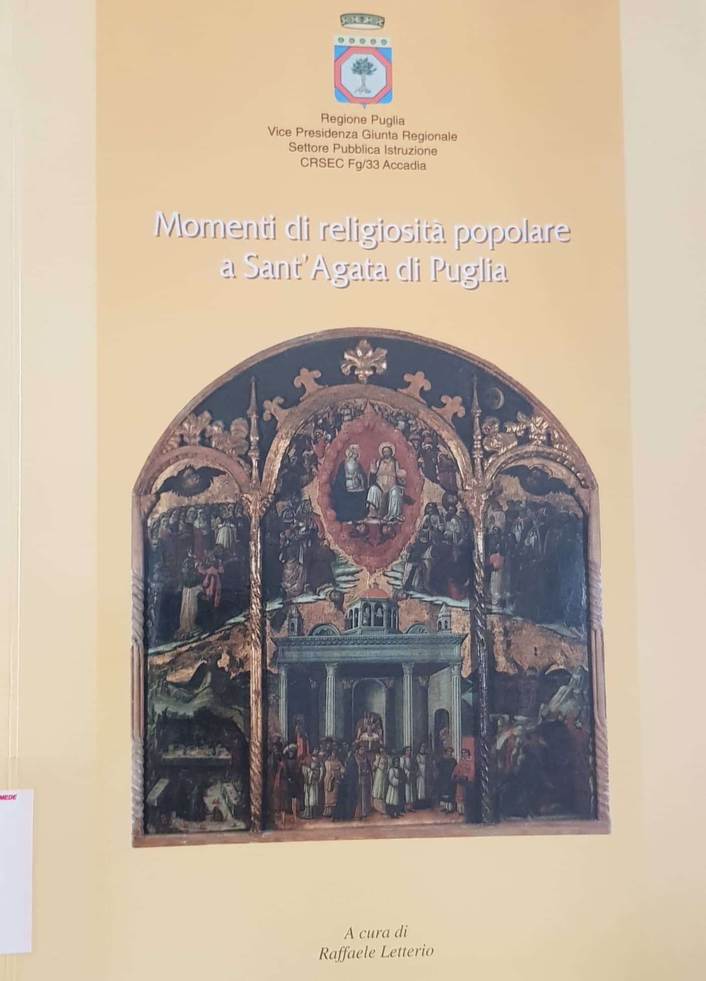 Copertina di Momenti di religiosità popolare a Sant'Agata di Puglia