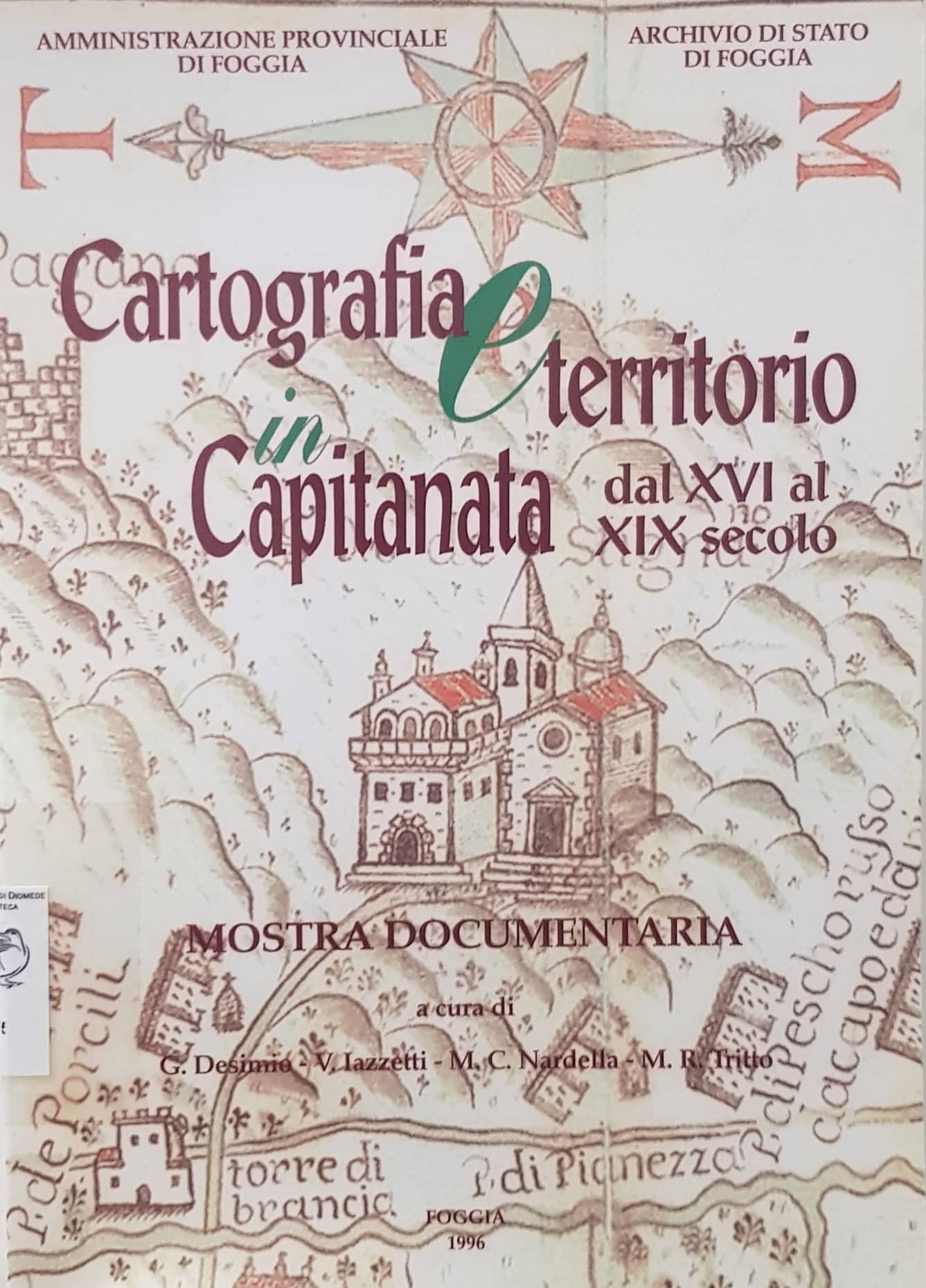 Copertina di Cartografia e territorio in Capitanata dal XVI al XIX secolo