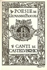 Copertina di Poesie di Giovanni Pascoli