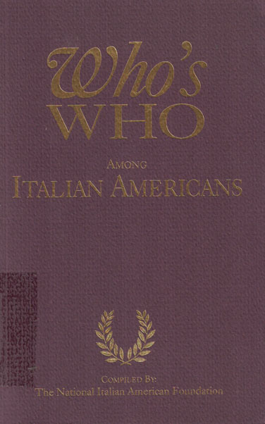 Copertina di Who's whon among italian americans