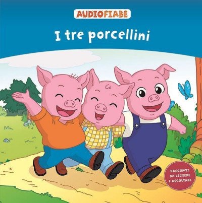 Copertina di I tre porcellini-Audiofiabe