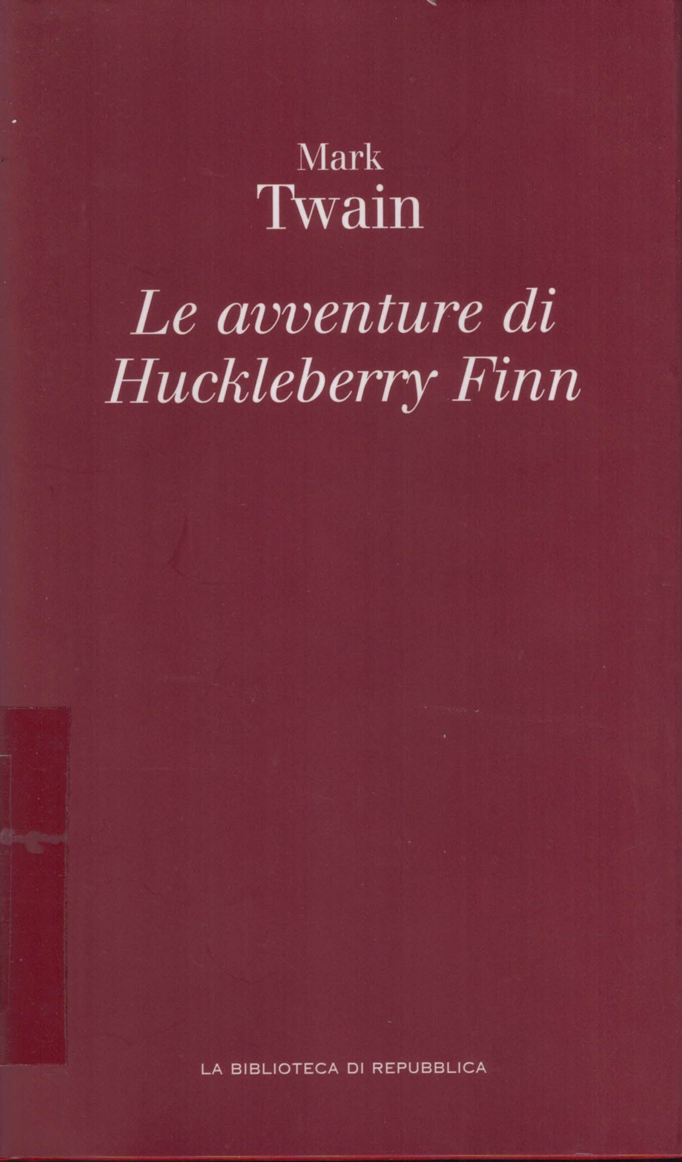 Copertina di Le avventure di Huckleberry Finn