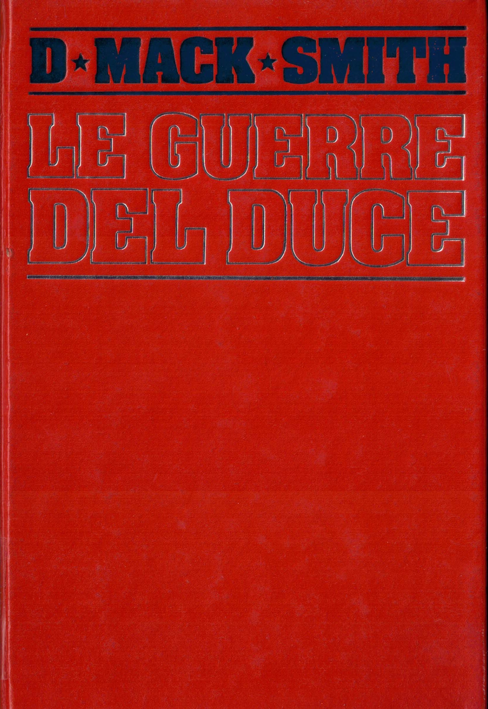 Copertina di Le guerre del Duce