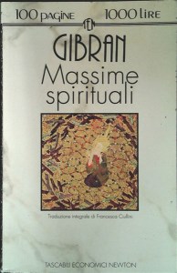 Copertina di Gibran - Massime spirituali