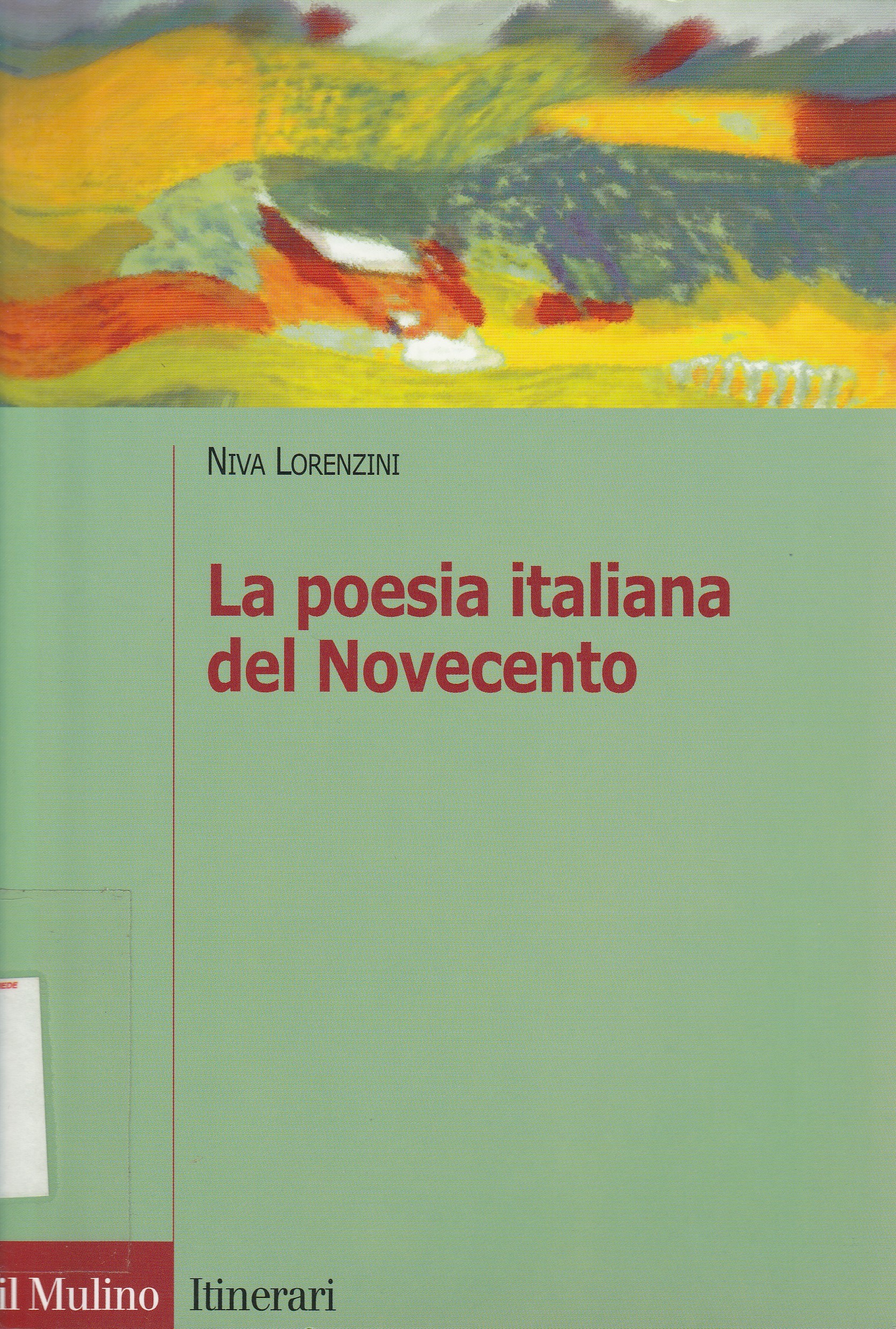 Copertina di La poesia italiana del Novecento